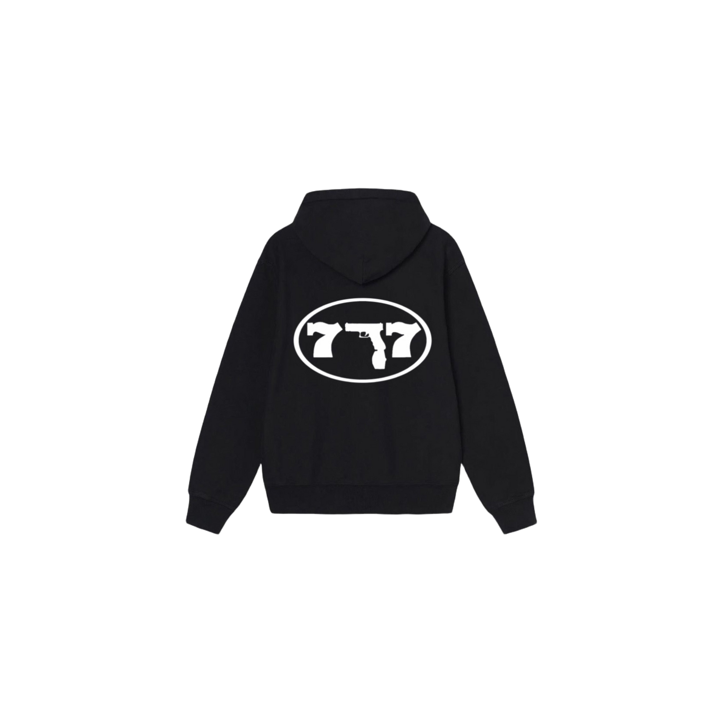 LOGO HOODIE-PURE BLACK