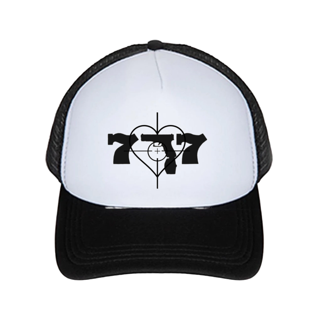 Trucker Cap Cross Hair (777 black verison)