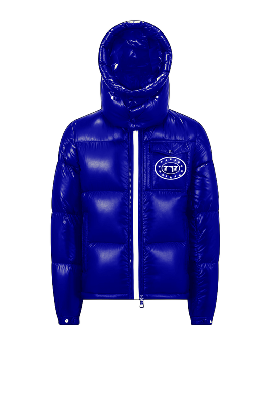 BLUE JACKET POCKET LOGO