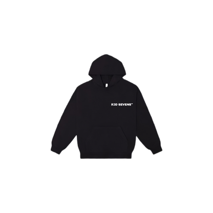 LOGO HOODIE-PURE BLACK