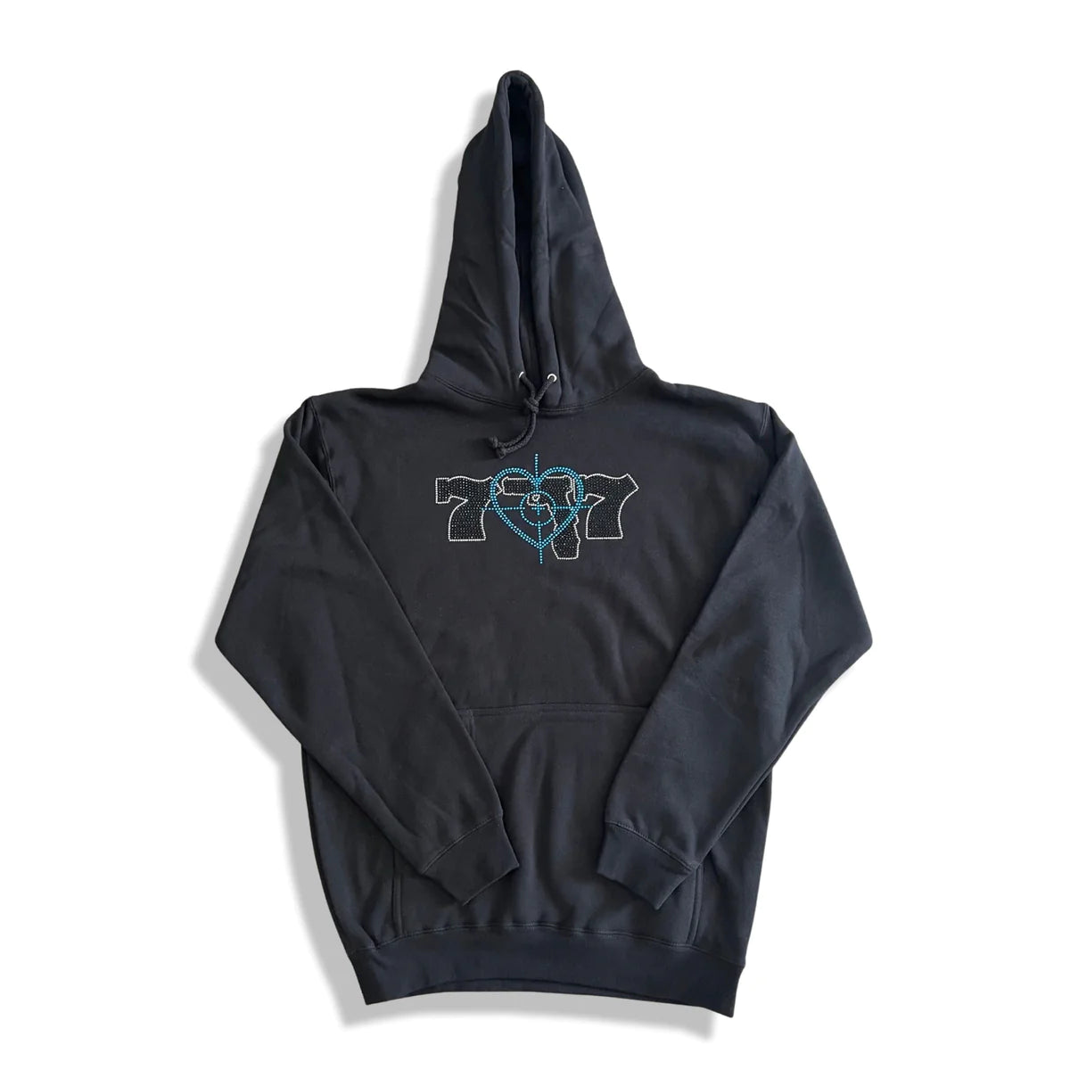 777 Cross Hair Hoodie (Rhinestone)