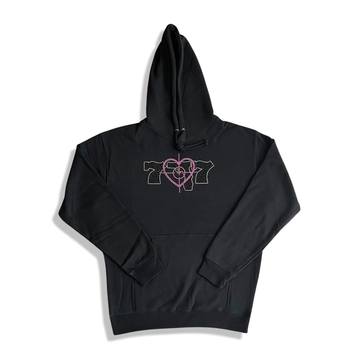 777 Cross Hair Hoodie (Rhinestone)